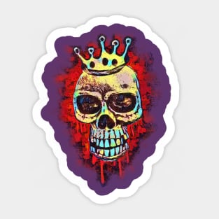 Skull King Sticker